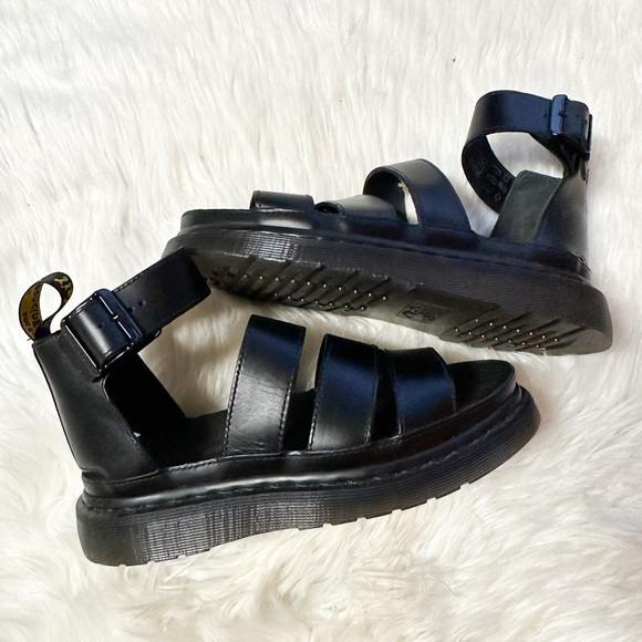 Dr. Marten All Black Blair Sandals - Chunky Sandals - Picture 2 of 5